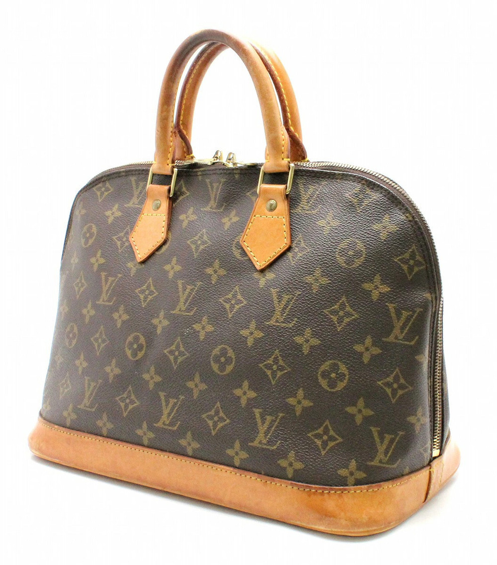 Louis Vuitton Alma Handbag Monogram Brown